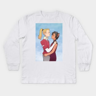 Catradora Kids Long Sleeve T-Shirt